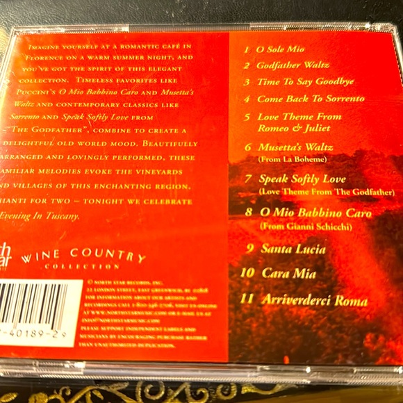 An Evening in Tuscany CD - Picture 2 of 3